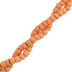 Kokos kralen discs Cantaloupe pink 4mm - ±50-60 stuks-Kraaltjes van Renate
