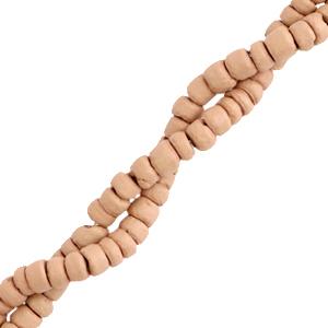 Kokos kralen discs Tan brown 4mm - ±50-60 stuks-Kraaltjes van Renate