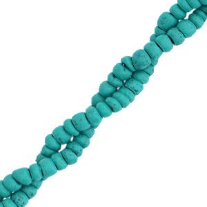 Kokos kralen discs Viridian green 4mm - ±50-60 stuks-Kraaltjes van Renate