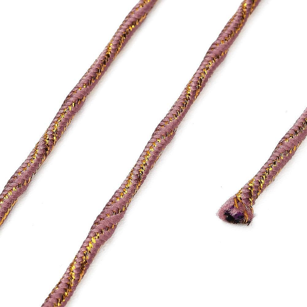 Koord Gedraaid Metallic Brons 3mm - per rol (20m)-koord-Kraaltjes van Renate