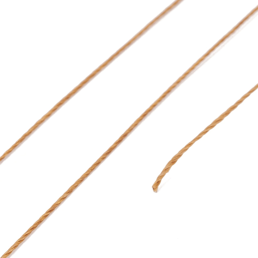 Koord Micro Macramé Karamel 0.35mm - per rol (160m)-koord-Kraaltjes van Renate