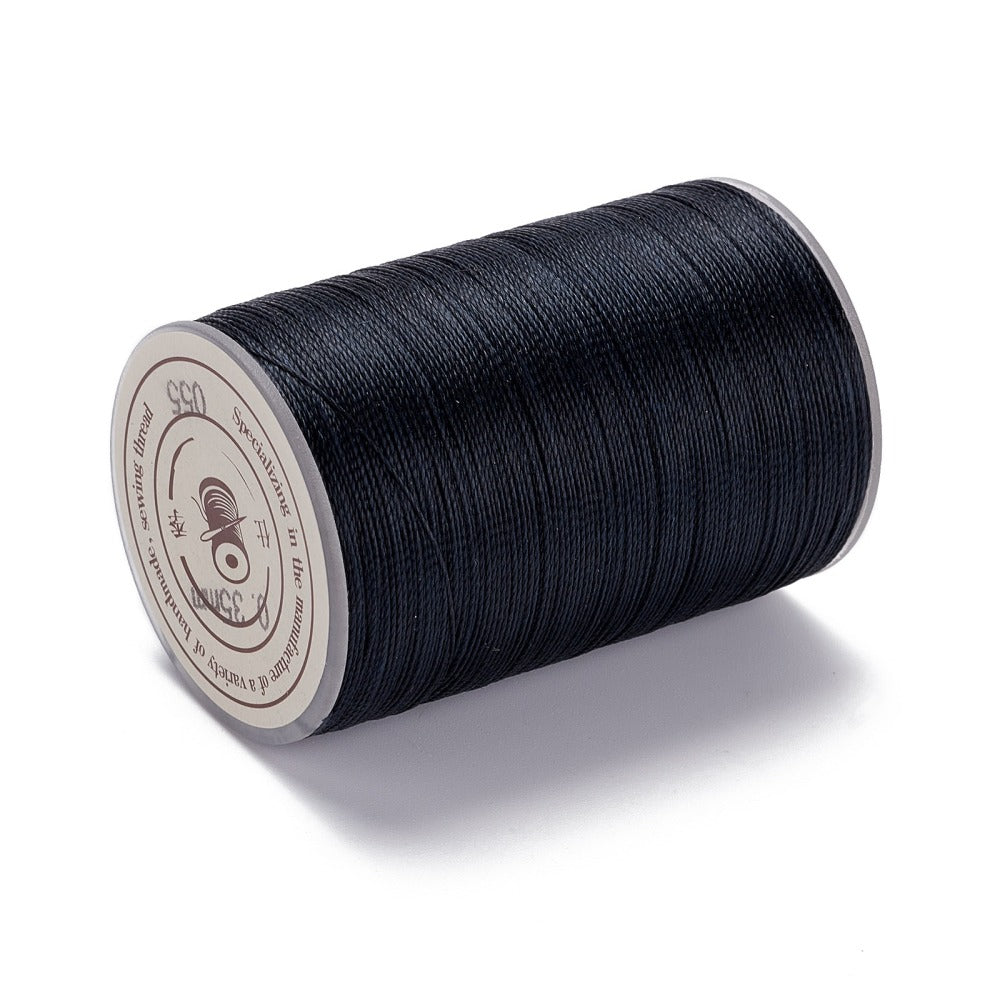 Koord Micro Macramé Donkerblauw 0.35mm - per rol (160m)-koord-Kraaltjes van Renate