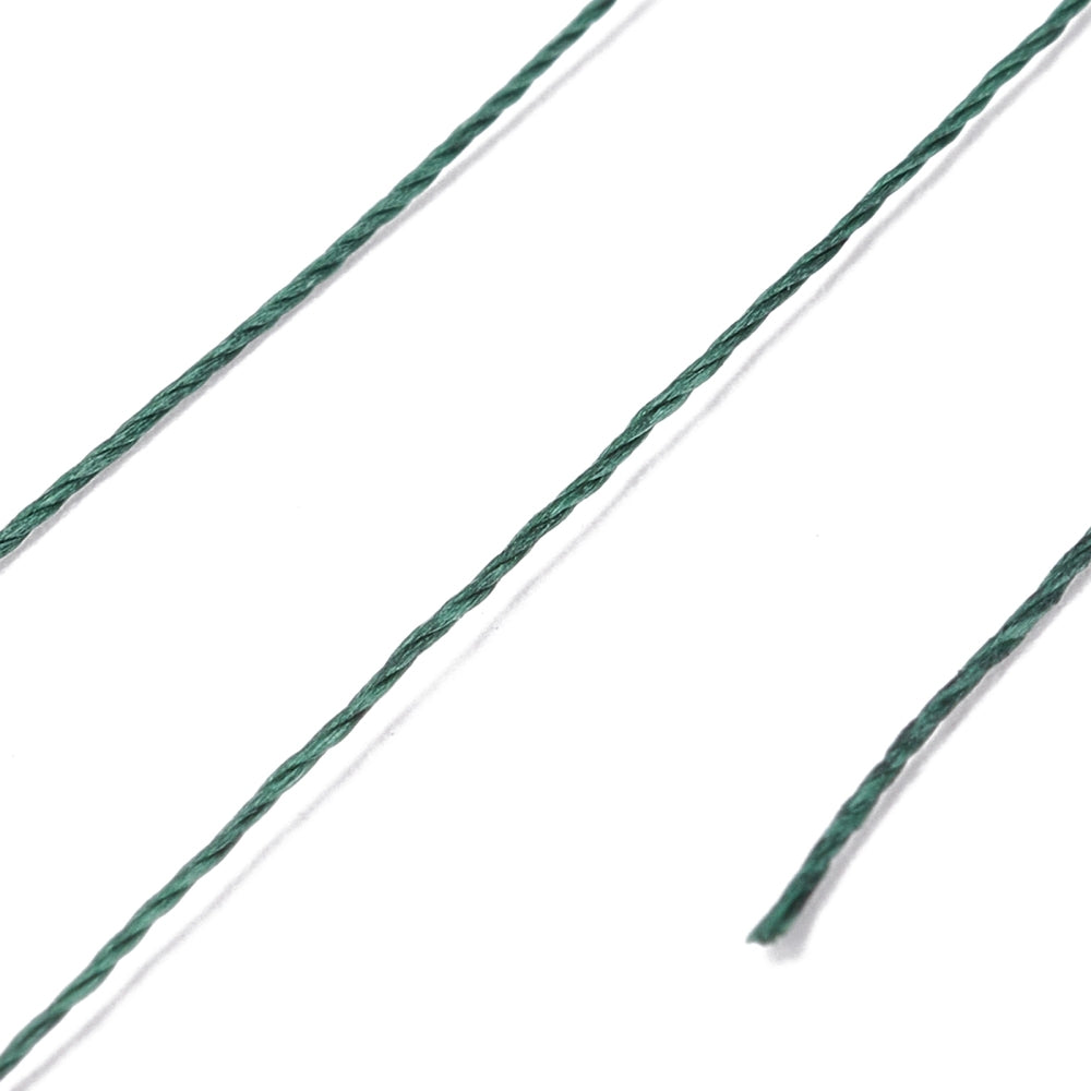 Koord Micro Macramé Donkergroen 0.35mm - per rol (160m)-koord-Kraaltjes van Renate