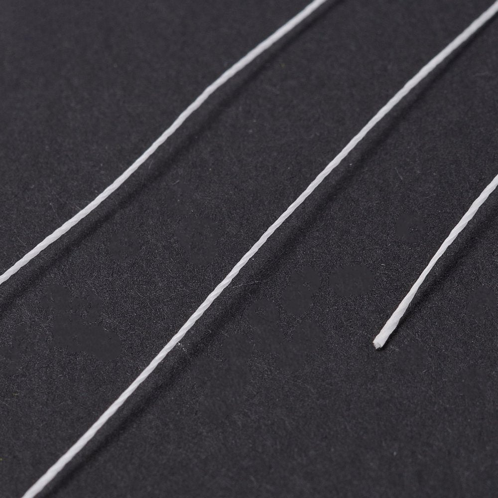 Koord Micro Macramé Gebroken Wit 0.35mm - per rol (160m)-koord-Kraaltjes van Renate