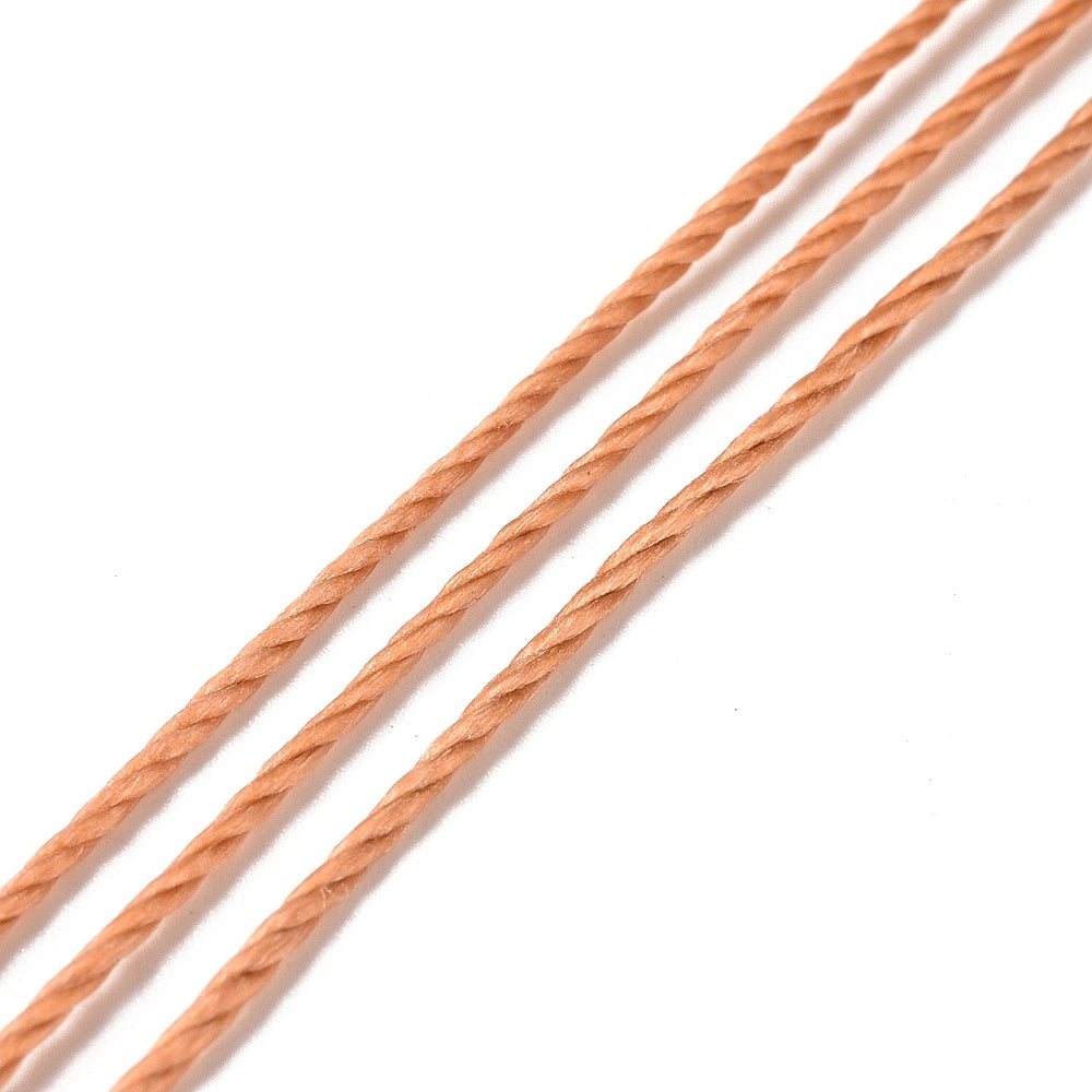 Koord Micro Macramé Karamel 0.8mm - per rol (50m)-koord-Kraaltjes van Renate