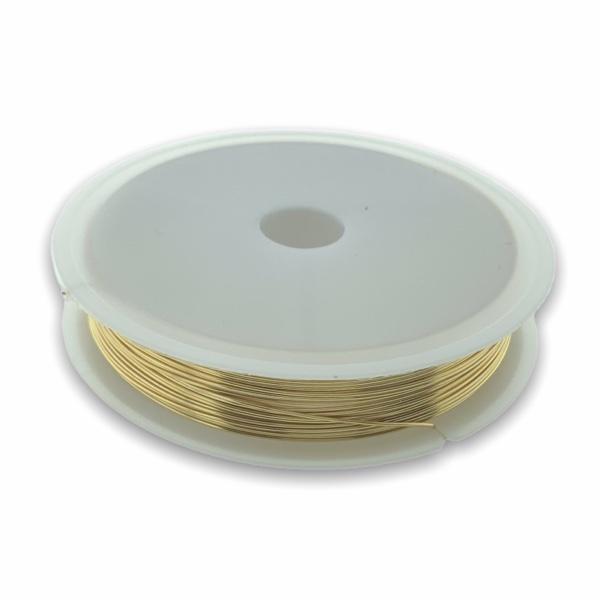 IJzerdraad stevig 0.6mm rosegold - ±4 meter-Kraaltjes van Renate