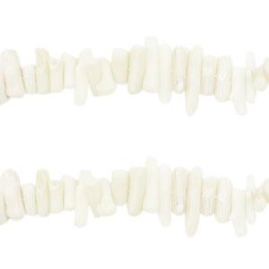 Koraal chips Beige 4-18mm- ±10cm-Kralen-Kraaltjes van Renate