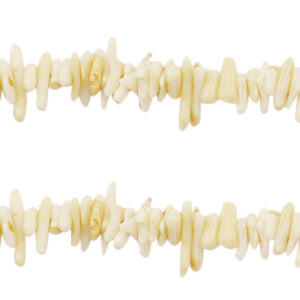 Koraal chips beige 3-12mm- ±40 stuks-Kralen-Kraaltjes van Renate