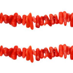 Koraal chips red 4-18mm- ±40 stuks-Kralen-Kraaltjes van Renate