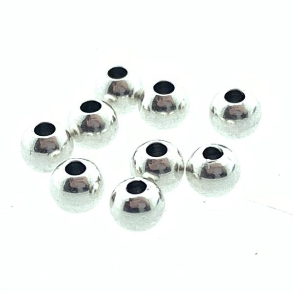 Kraal Ø1.2mm Zilver DQ 2.4x2.9mm - 25 stuks-Kraaltjes van Renate