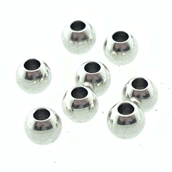 Kraal Ø1.5mm Zilver DQ 2.9x3.4mm - 25 stuks-Kraaltjes van Renate