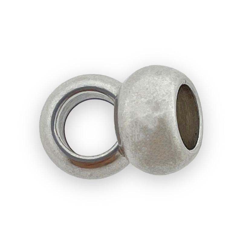 Kraal Ø5mm Zilver DQ 9x6mm-Kralen-Kraaltjes van Renate