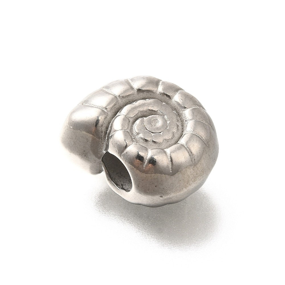 Kraal Schelp Premium RVS Goud 16mm - per stuk-Kralen-Kraaltjes van Renate