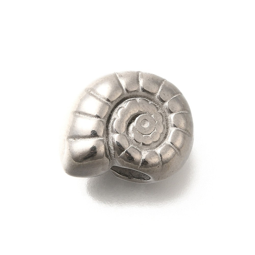 Kraal Schelp Premium RVS Goud 16mm - per stuk-Kralen-Kraaltjes van Renate
