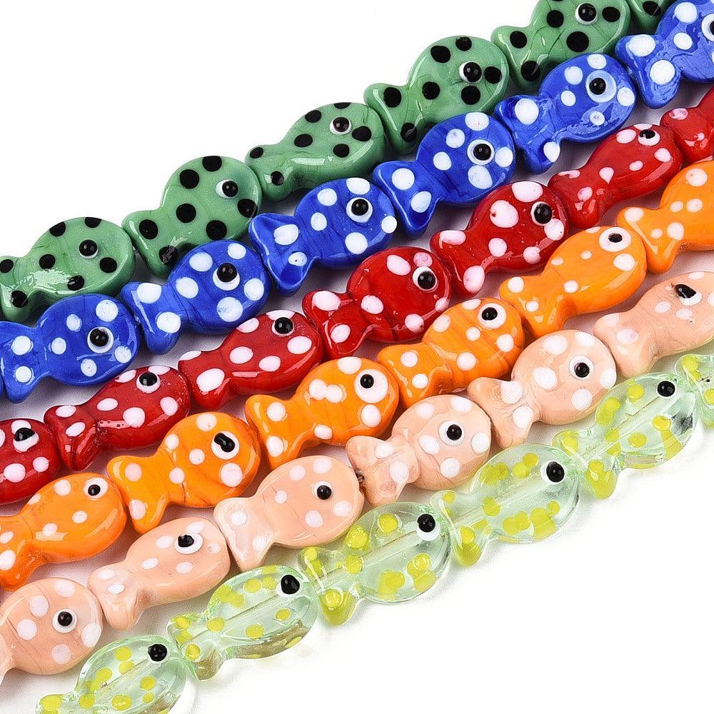 Kraal Vis lampwork 20mm- per stuk-Kralen-Kraaltjes van Renate