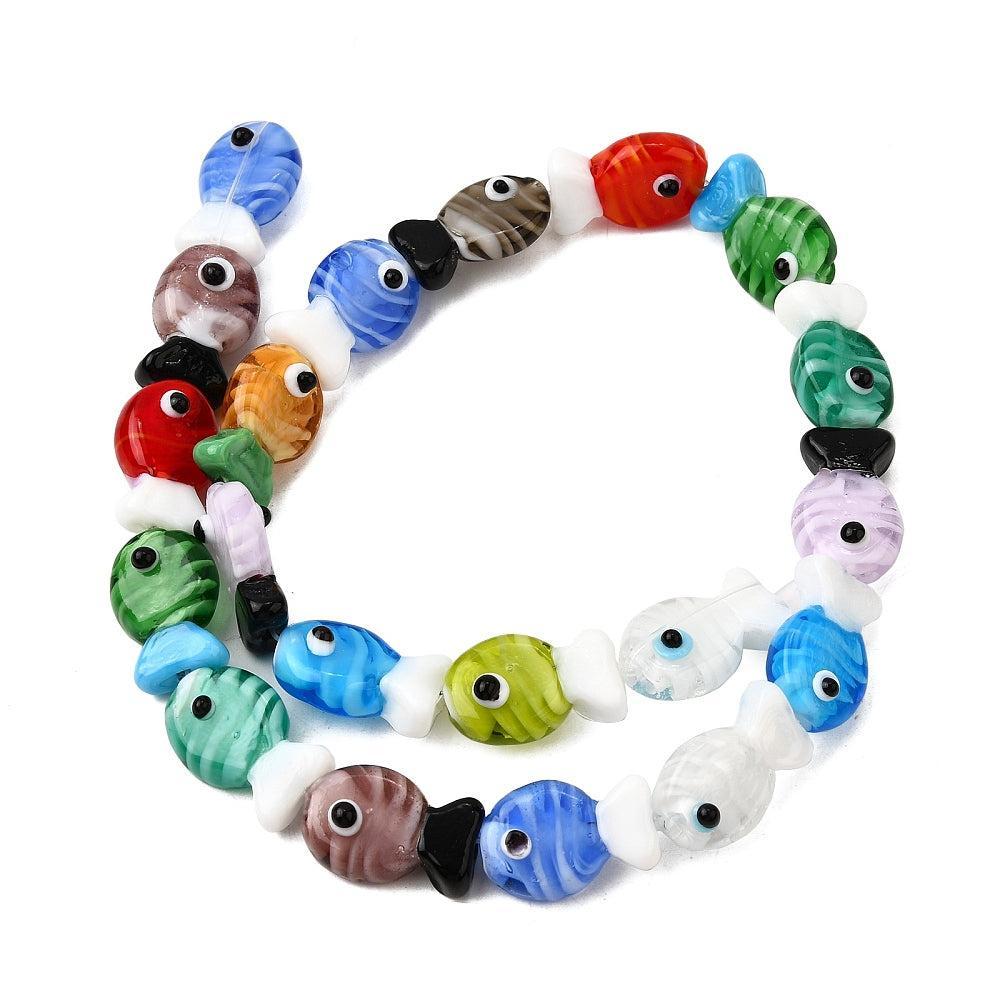 Kraal Vis lampwork 20mm- per stuk-Kralen-Kraaltjes van Renate