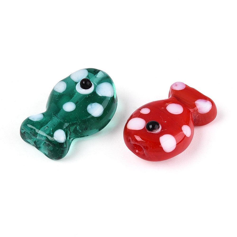 Kraal Vis lampwork 20mm- per stuk-Kralen-Kraaltjes van Renate