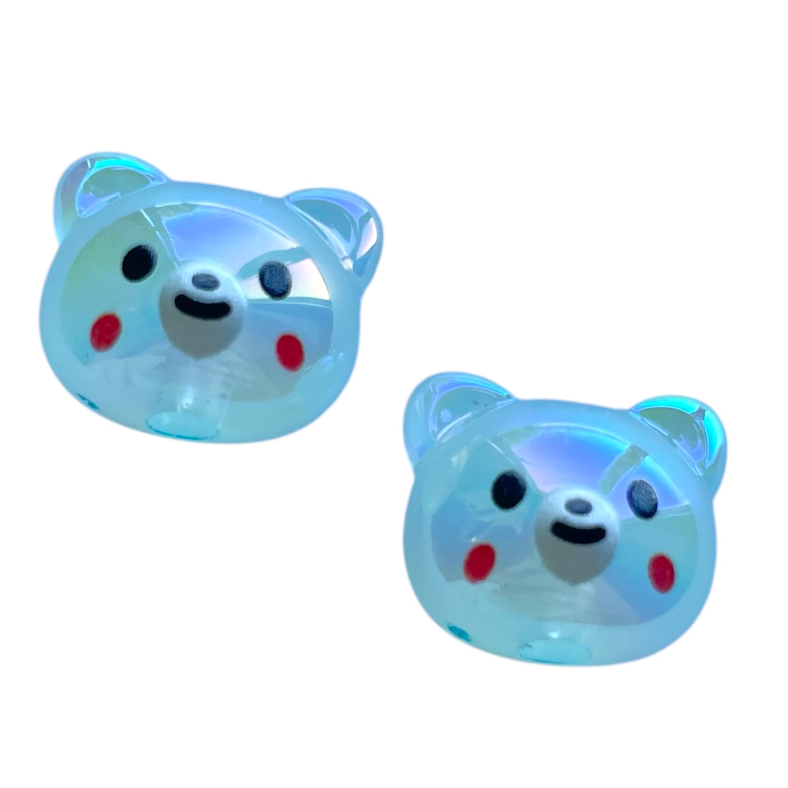 Kraal acryl beer AB blauw 16,5mm- per stuk-Kralen-Kraaltjes van Renate