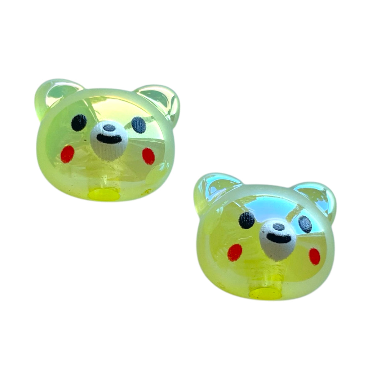 Kraal acryl beer AB geel 16,5mm- per stuk-Kralen-Kraaltjes van Renate