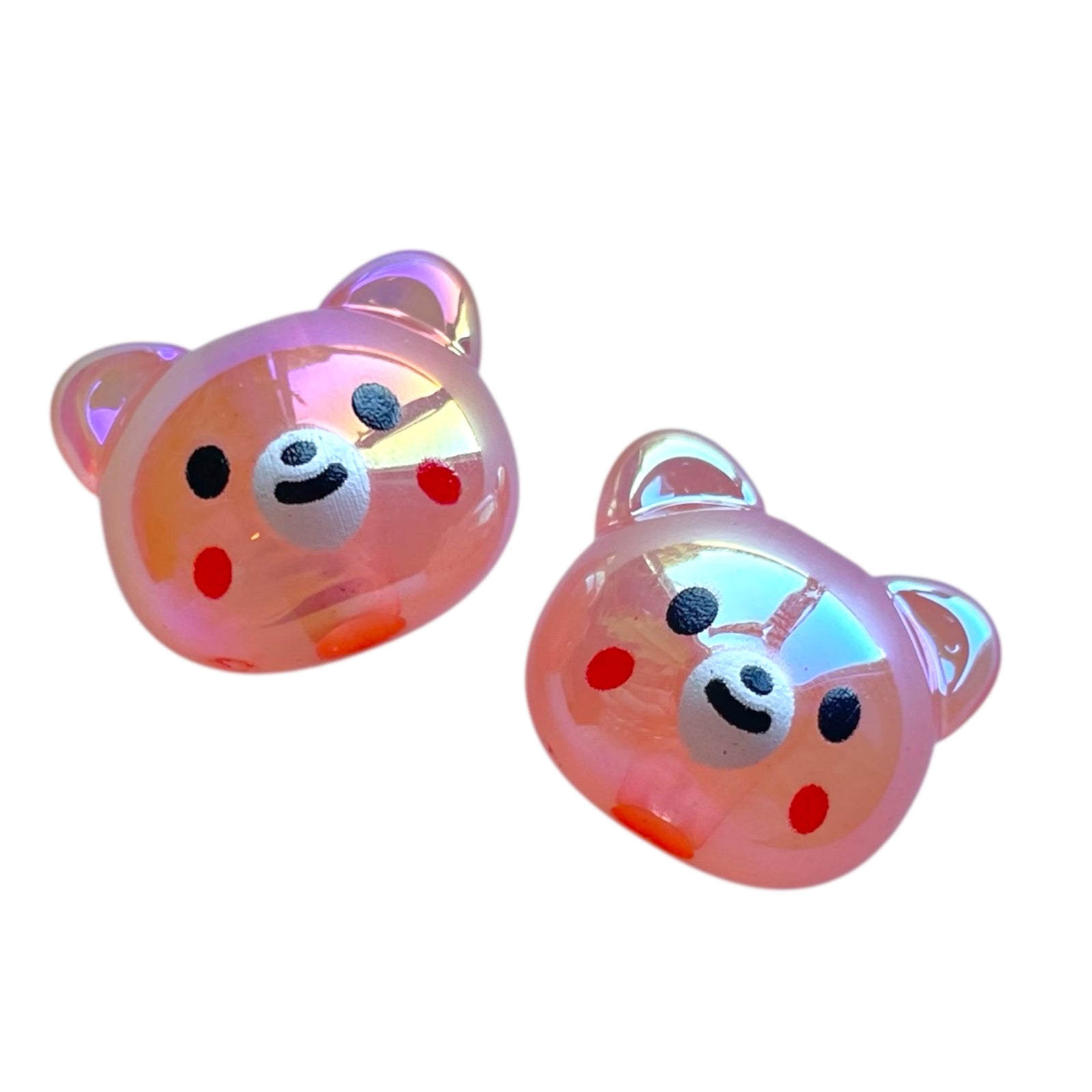 Kraal acryl beer AB koraal 16,5mm- per stuk-Kralen-Kraaltjes van Renate