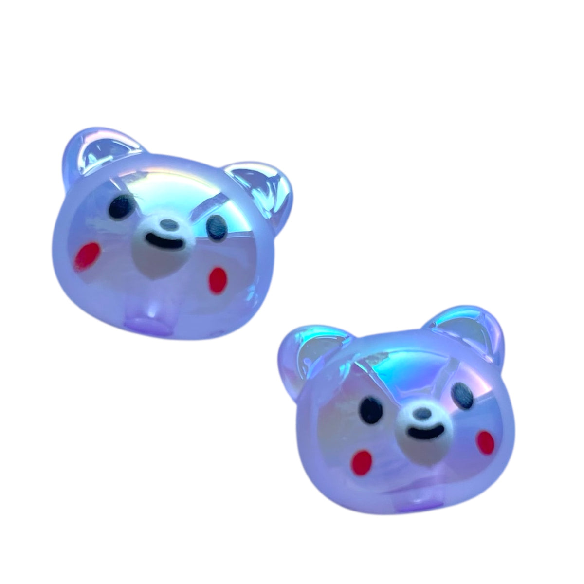 Kraal acryl beer AB paars 16,5mm- per stuk-Kralen-Kraaltjes van Renate