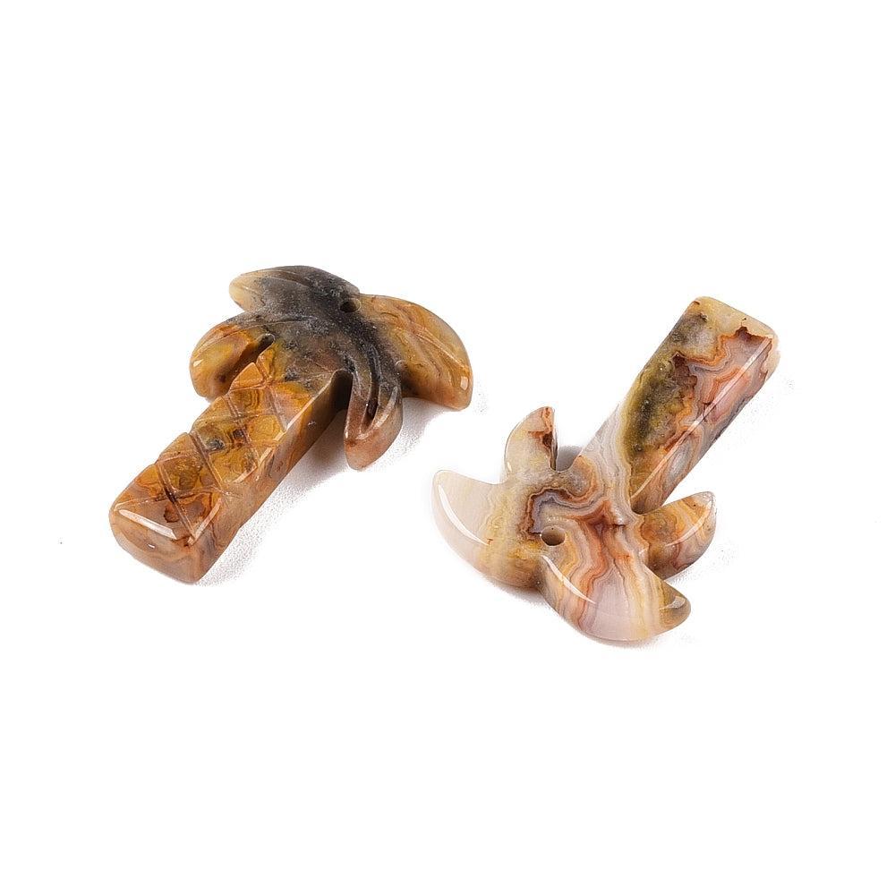 Kraal agaat palmboom 27mm- per stuk-Kralen-Kraaltjes van Renate