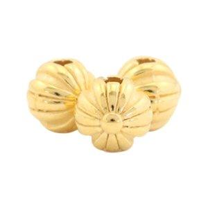Kraal deco Ø3mm Goud DQ 6mm-Kraaltjes van Renate