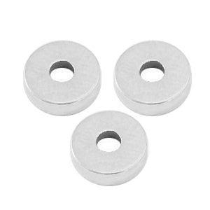 Kraal disc Zilver DQ 6x2mm-Kralen-Kraaltjes van Renate