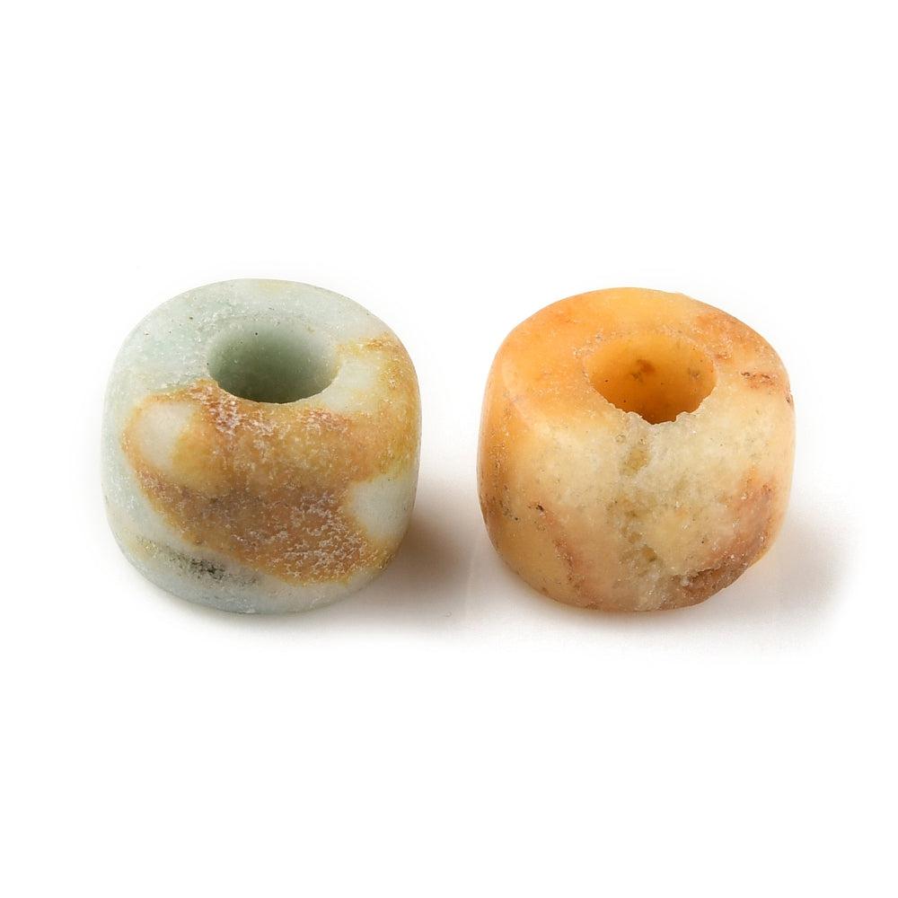 Kraal edelsteen amazonite 8x6mm- per stuk-Kralen-Kraaltjes van Renate