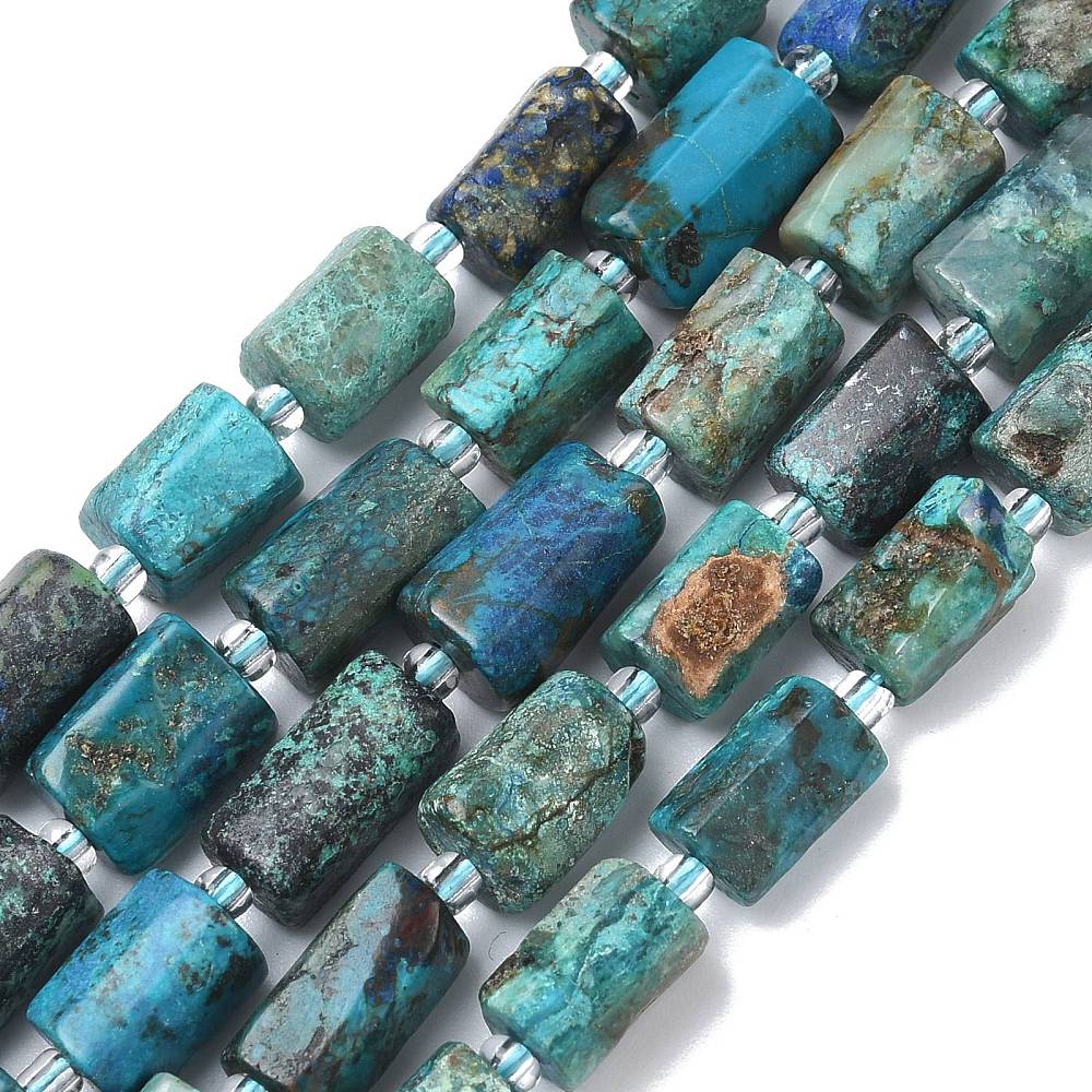 Kraal edelsteen chrysocolla 12mm - per stuk-bedels-Kraaltjes van Renate