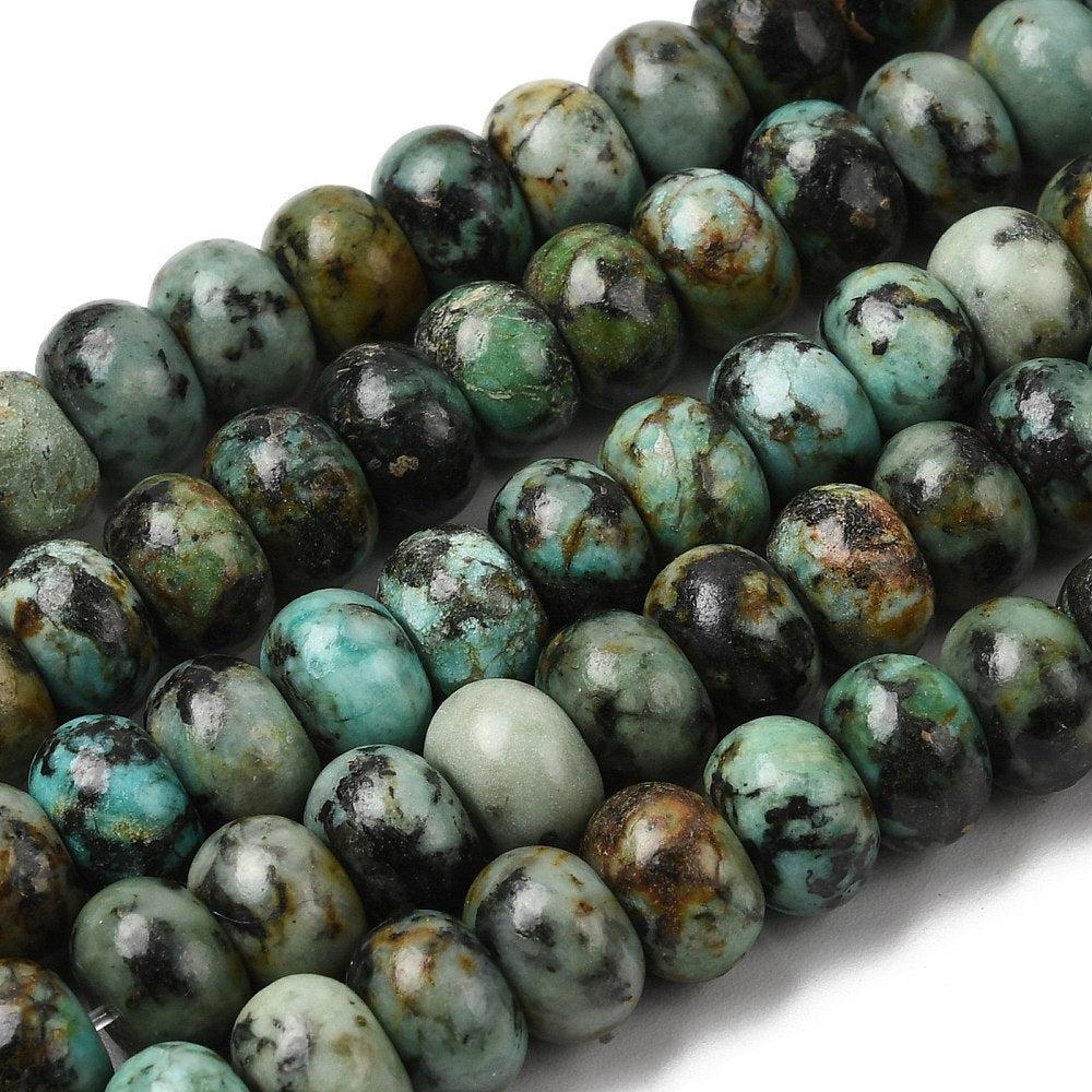 Kraal edelsteen jaspis rondelle 8,5mm - per stuk-bedels-Kraaltjes van Renate