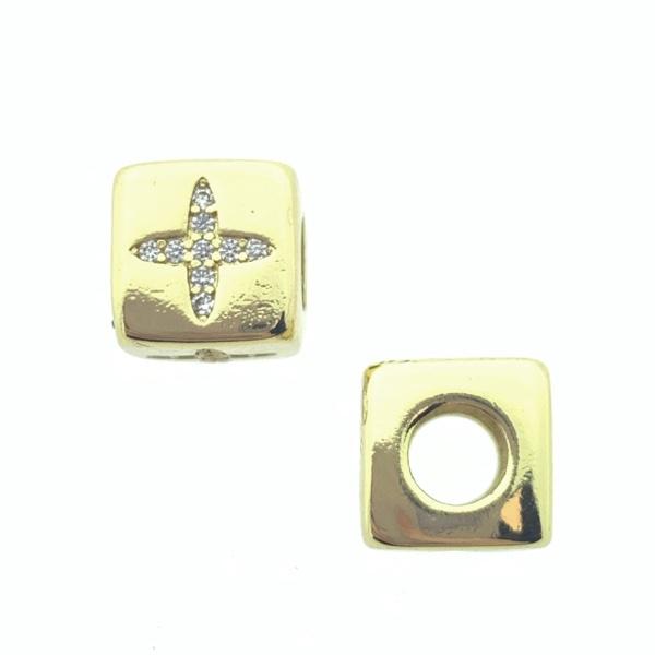 Kraal goud Ster DQ Ø4.5mm-Kraaltjes van Renate