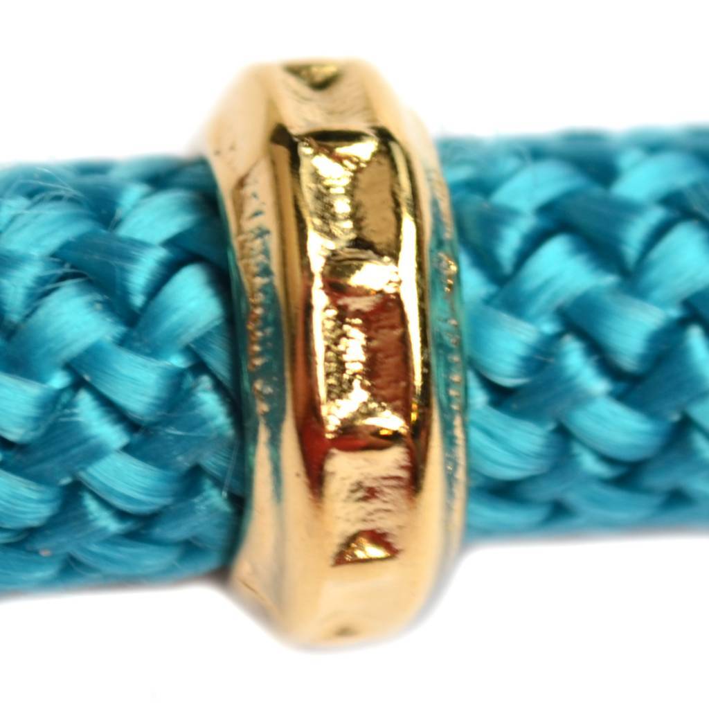 Kraal groot gat Ø10m Goud DQ 15x6mm-Kraaltjes van Renate