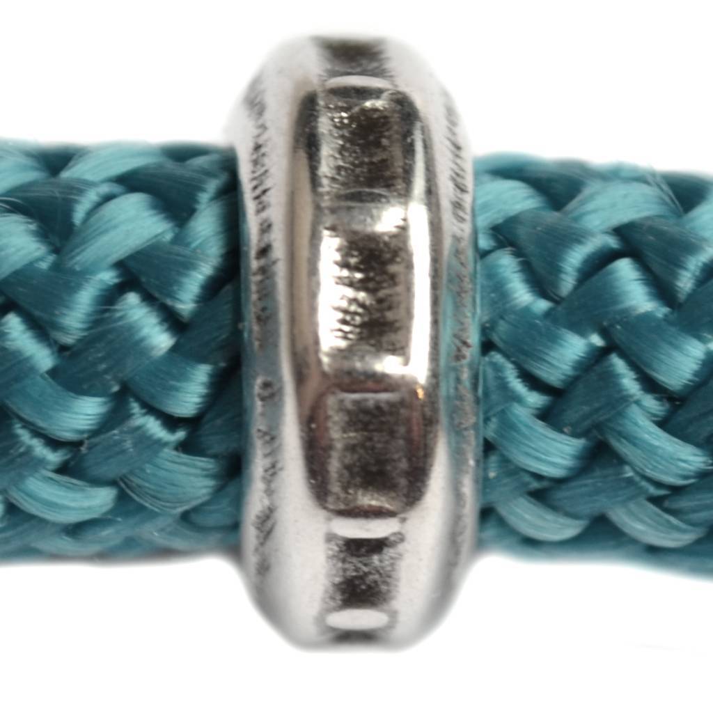 Kraal groot gat Ø10m Zilver DQ 15x6mm-Kraaltjes van Renate