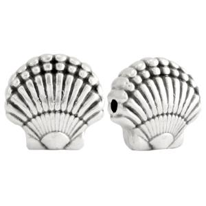 Kraal kauri schelp Zilver DQ 12mm-Kraaltjes van Renate