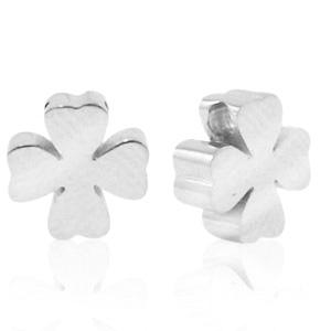 Kraal klaver Ø1,8mm Stainless steel Zilver (rvs) 8mm-Kraaltjes van Renate