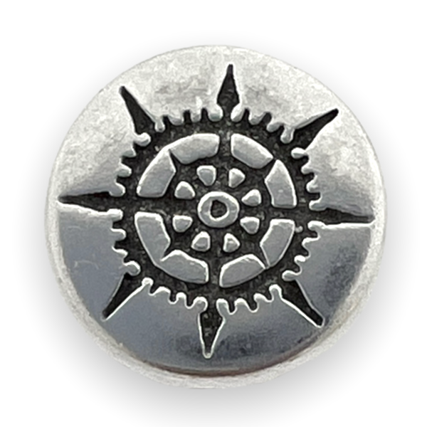 Kraal kompas Zilver DQ Ø1,5mm 12mm-Kralen-Kraaltjes van Renate