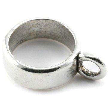 Kraal met oog Ø10mm Zilver DQ 12mm-Kraaltjes van Renate