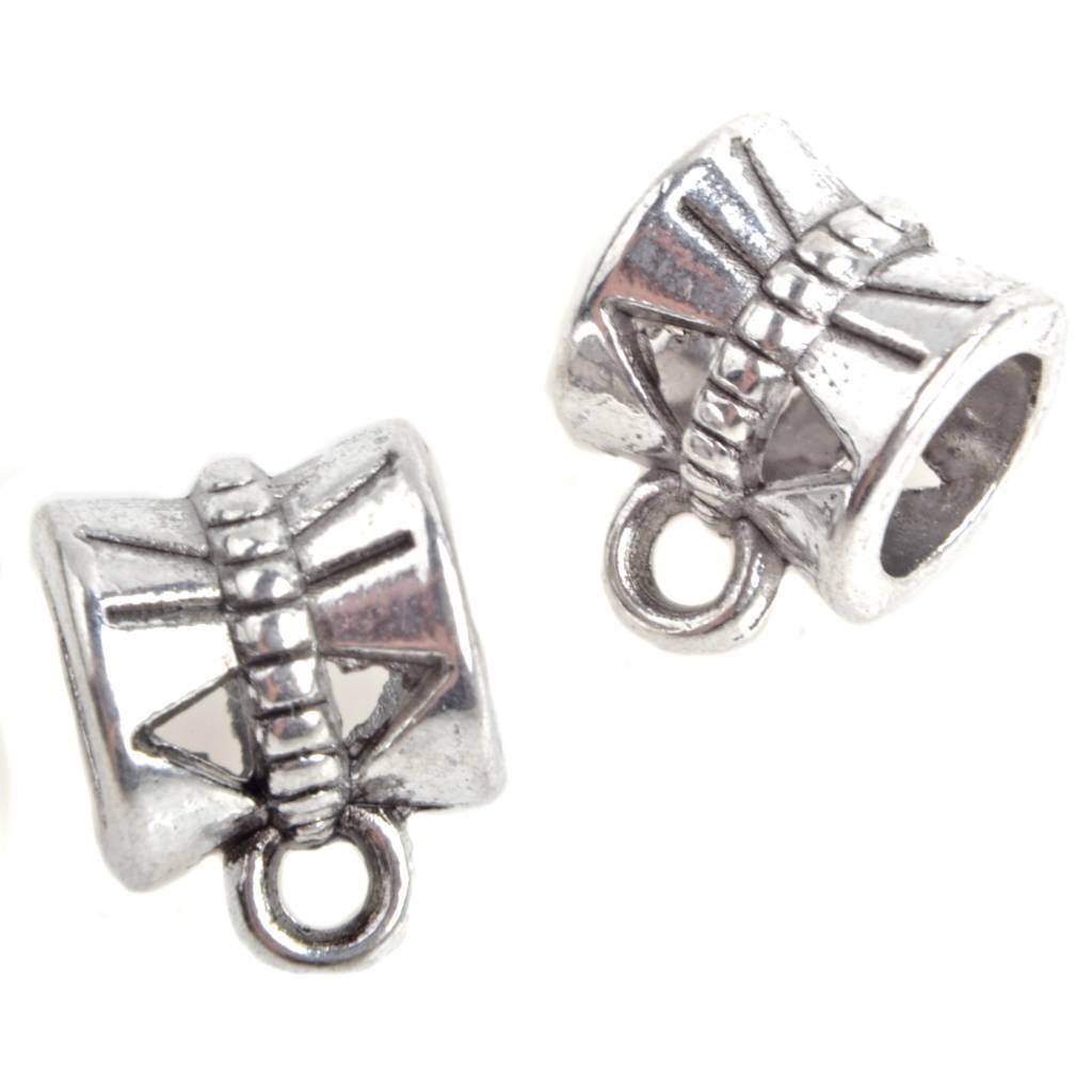 Kraal met oog Ø4mm Zilver - 6 stuks-Kraaltjes van Renate