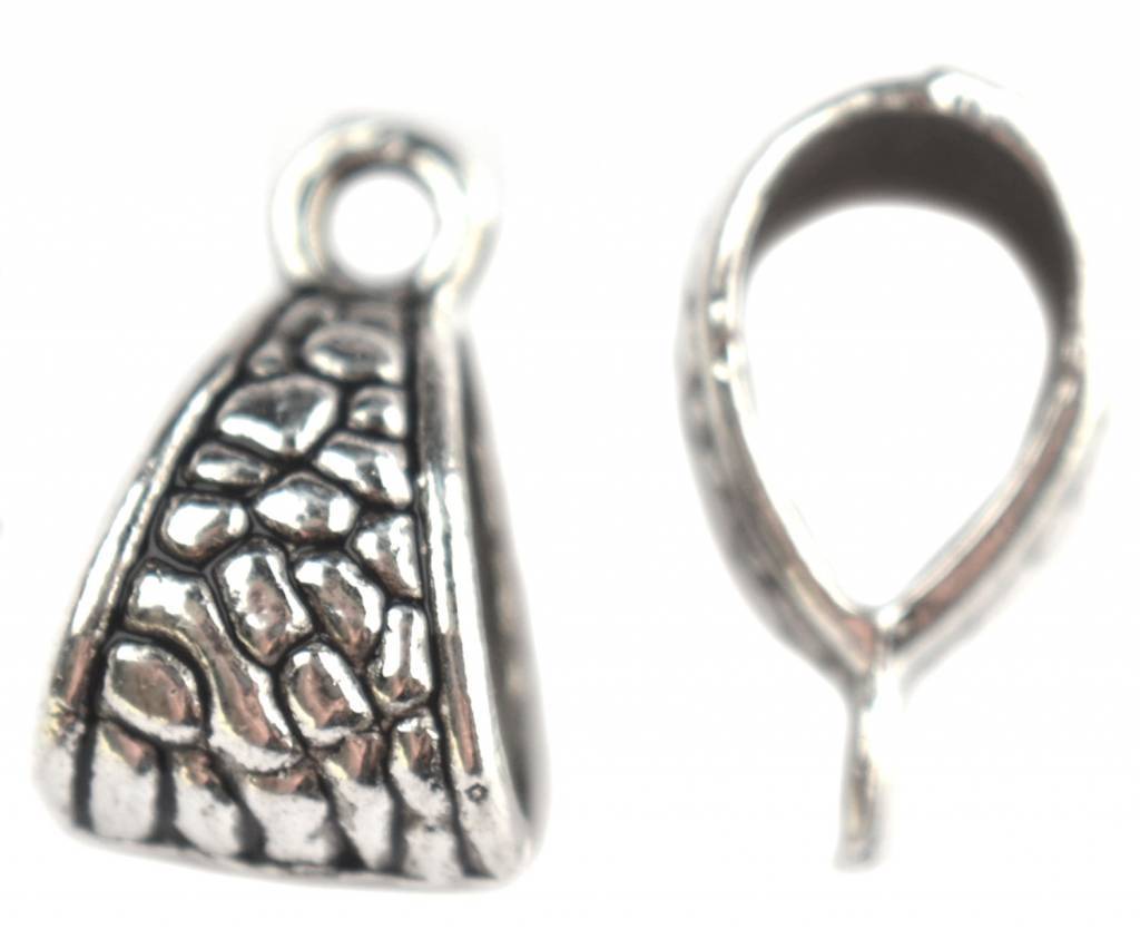 Kraal met oog Ø8x6mm Zilver - 8 stuks-Kraaltjes van Renate