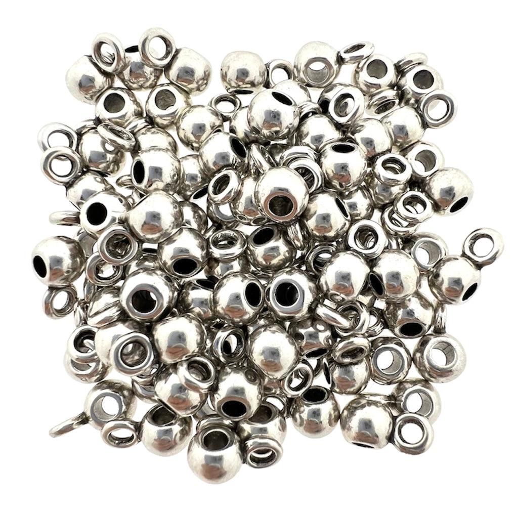 Kraal met oog 5x4mm DQ-leerschuivers-Kraaltjes van Renate