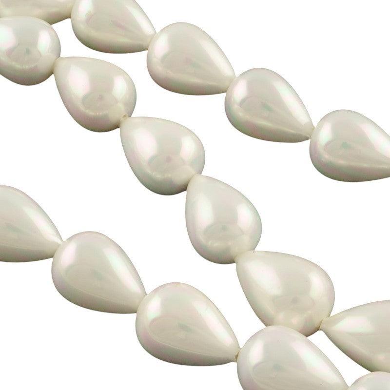 Kraal parel schelp 18mm- per stuk-Kralen-Kraaltjes van Renate