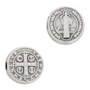 Kraal religieus Zilver DQ 9mm-Kralen-Kraaltjes van Renate