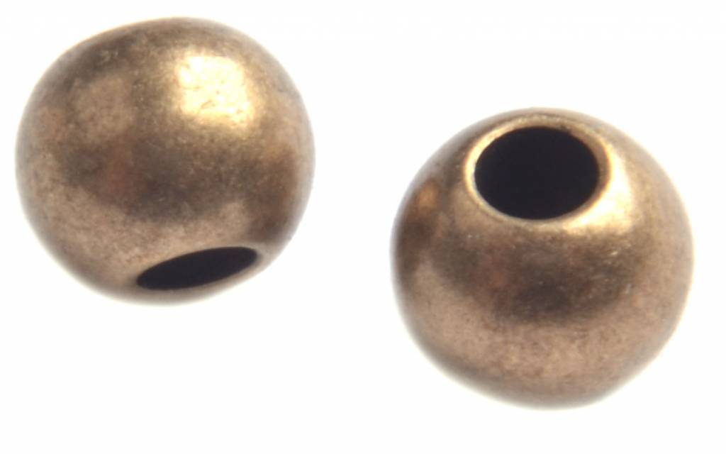 Kraal rond Ø1,4mm Brons DQ 4mm-Kraaltjes van Renate
