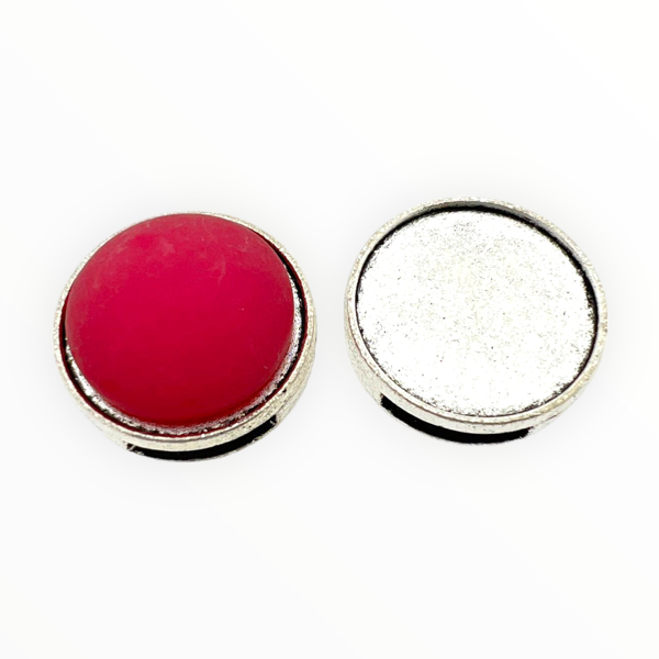 Kraal setting 16mm Zilver Ø10x2mm-bedels-Kraaltjes van Renate