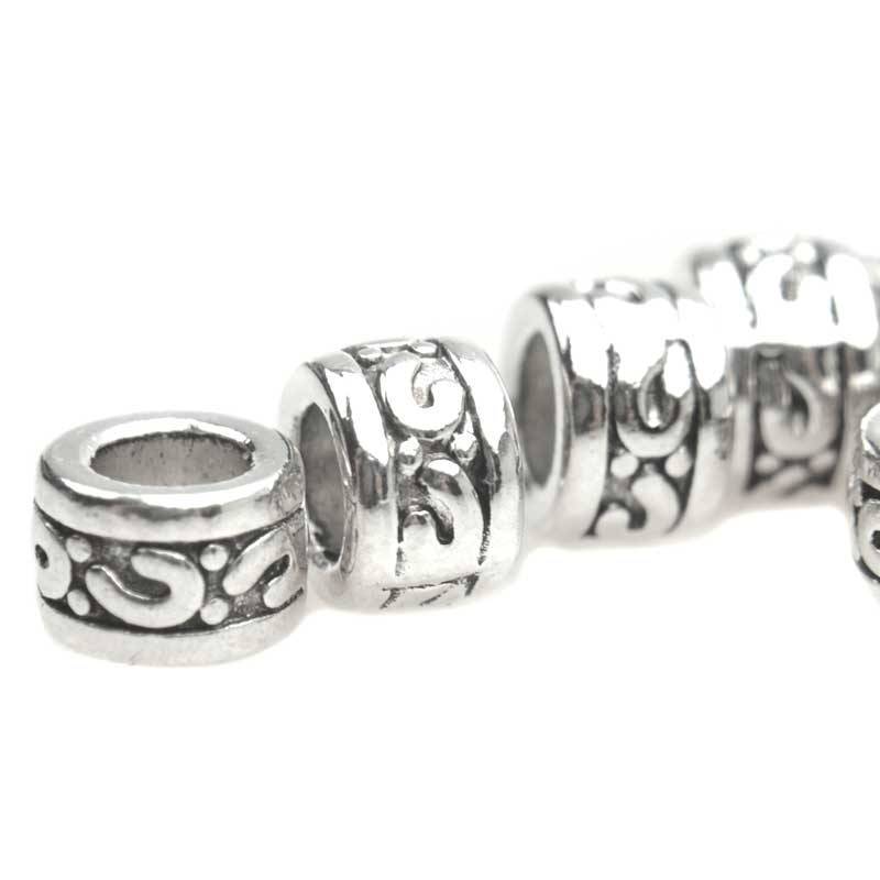 Kraal spacer Ø3mm Zilver 3x5mm - 25 stuks-Kraaltjes van Renate