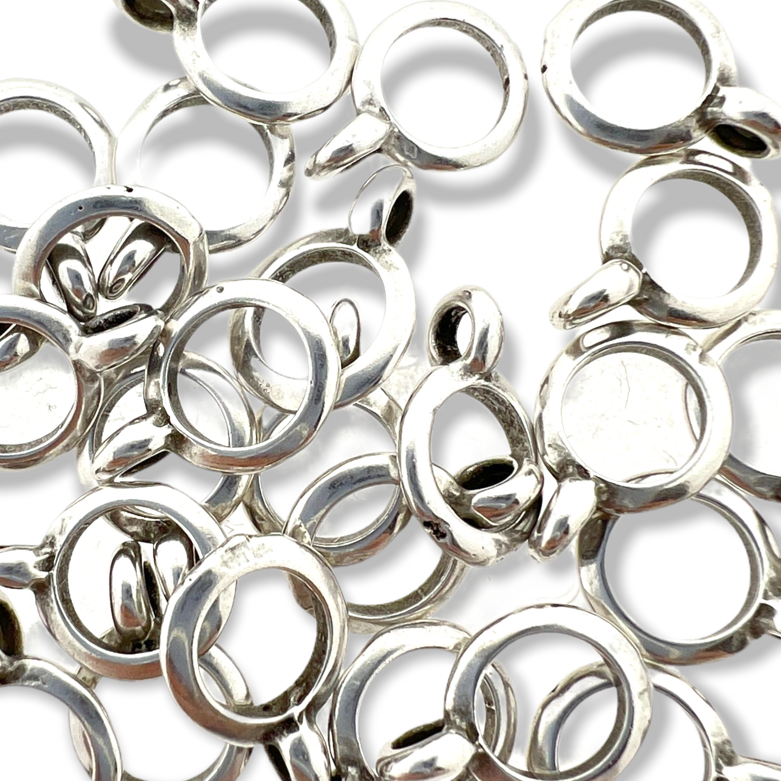 Kraal zilver Ø6mm 9x12mm DQ-Kralen-Kraaltjes van Renate