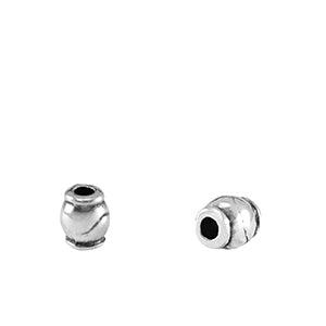 Kralen DQ metaal Antiek zilver 5x4mm-bedels-Kraaltjes van Renate