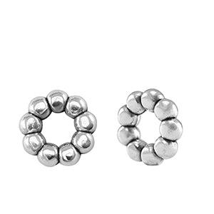 Kralen DQ metaal spacer Bali ring 9x3mm Antiek zilver-bedels-Kraaltjes van Renate