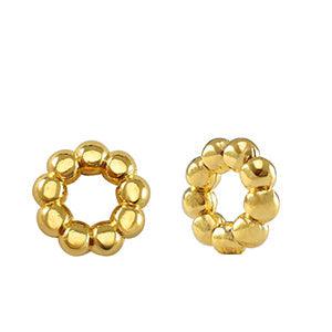 Kralen DQ metaal spacer Bali ring 9x3mm Goud-bedels-Kraaltjes van Renate